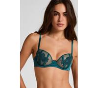 Hunkemöller Ember Non-Padded Underwired Bra Green 38C