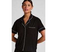 Hunkemöller Essential Jersey Short-Sleeved Jacket Black L