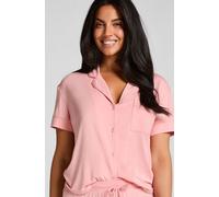 Hunkemöller Essential Jersey Short-Sleeved Jacket Pink XL
