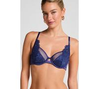 Hunkemöller Grace Non-Padded Underwired Bra Blue 34DD