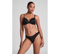 Hunkemöller Invisible thong Stripe mesh Black S