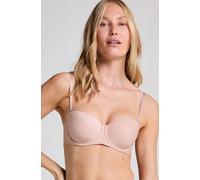 Hunkemöller Jane Padded Underwired Strapless Bra Beige 36DD