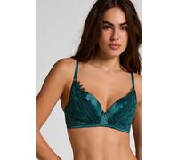 Hunkemöller Julia Padded Underwired Longline Bra Green 36B