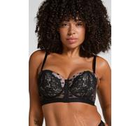 Hunkemöller Lou Padded Underwired Longline Bra Black 38D