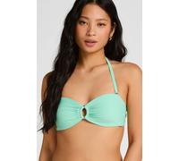Hunkemöller Luxe Bandeau Bikini Top Green 2XL