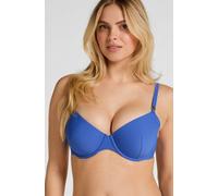 Hunkemöller Luxe Padded Underwired Bikini Top Blue 34C