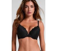 Hunkemöller Marine Padded Underwired Push-Up Bra Black 34C