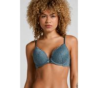 Hunkemöller Marine Padded Underwired Push-Up Bra Blue 34C