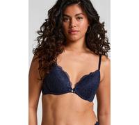 Hunkemöller Marine Padded Underwired Push-Up Bra Blue 34D