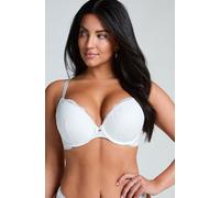 Hunkemöller Marine Padded Underwired Push-Up Bra White 32DD