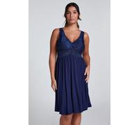 Hunkemöller Nora Lace Slip Dress Blue XS