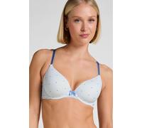 Hunkemöller Plunge Padded Underwired Bra Blue 36B