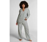 Hunkemöller Pyjamaset Twill Green S