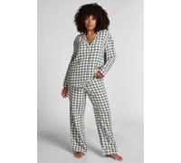 Hunkemöller Pyjamaset Twill Green XS