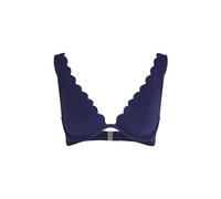 Hunkemöller Scallop non-padded underwired bikini top Blue 34C