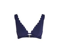 Hunkemöller Scallop non-padded underwired bikini top Blue 38D