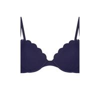 Hunkemöller Scallop padded underwired bikini-top Blue 34E