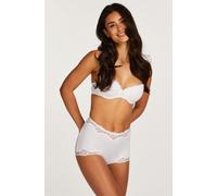 Hunkemöller Secret Lace maxi rio briefs White