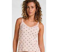 Hunkemöller Singlet Rib Jersey Lace Pink XL