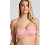 Hunkemöller Smooth Padded Underwired Strapless Push-Up Bra Pink 34D