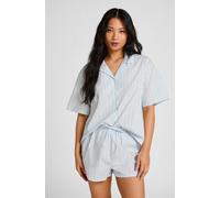 Hunkemöller Striped Jacket Cotton Blue XS