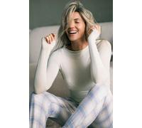 Hunkemöller super soft Boatneck shirt with Cashmere White L