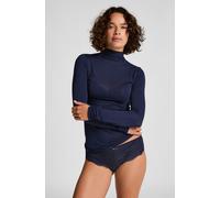 Hunkemöller super soft Turtleneck shirt with Cashmere Blue XS