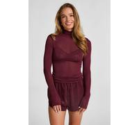 Hunkemöller super soft Turtleneck shirt with Cashmere Purple L