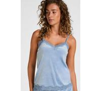 Hunkemöller Velours Lace Cami Top Blue XL