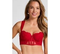 Hunkemöller Whitney Padded Underwired Longline Bra Red 32D
