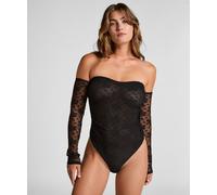 Hunkemöller Womens Fiona Body - Black Polyamide - Size Large