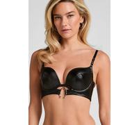 Hunkemöller Zelda Padded Underwired Longline Push-Up Bra Black 38A