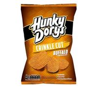 Hunky Dorys Buffalo Flavour Crinkle Cut Crisps, 130g, Pack of 12