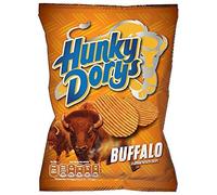 Hunky Dorys Buffalo Flavour Crinkle Cut Potato Crisps 135 g, 12 x 135g