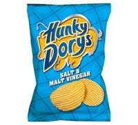Hunky Dorys Salt & Vinegar Flavour Crisps from Ireland - 6 x 150g Packs