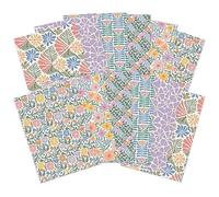 Hunkydory - Adorable Scorable Designer Card Packs Contains 12 Sheets (Funky Florals)