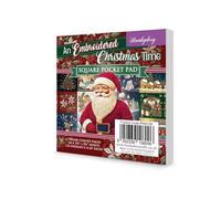 Hunkydory - an Embroidered Christmas Time - Square Pocket Pad