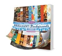 Hunkydory - Brilliant Backgrounds - Cheers 8" x 8" Paper Pad - BBPAD110 - RRP £11.99