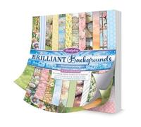 Hunkydory - Brilliant Backgrounds - Floral Awakenings 8" x 8" Paper Pad - BBPAD109 - RRP £11.99