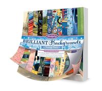 Hunkydory - Brilliant Backgrounds - Teenage Years Decorative 8" x 8" Paper Pad