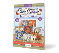 Hunkydory - Card Topper Pad - Festive Florals - 24 Topper Sheets