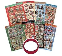 Hunkydory - Christmas Dog Tales - Decoupage Topper Collection