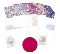 Hunkydory Crafts Beautiful Blooms A4 Inserts & Papers - 36 Sheets