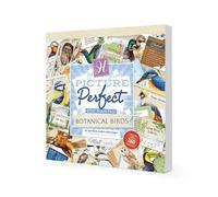 Hunkydory Crafts Botanical Birds Picture Perfect Pad - 48 Sheets, 8 x 8 inches