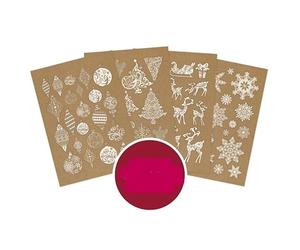 Hunkydory Crafts Christmas Kraft Card Embellishment Selection