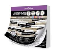Hunkydory Crafts - Just My Type - Sentiment Strip Pad - Humour - 1245 Strips - PAD104