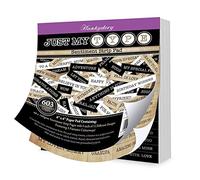 Hunkydory Crafts Just My Type Sentiment Strip Pad, White, (PAD101)