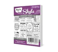 Hunkydory Crafts Say it with Style Pocket Pads - Occasions