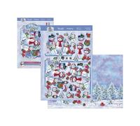 Hunkydory Crafts Season's Greetings Deco-Large Set - Snowy Wishes