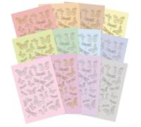 Hunkydory Crafts Stickables Die-Cut Self-Adhesive Butterflies & Dragonflies - Pretty Pastels